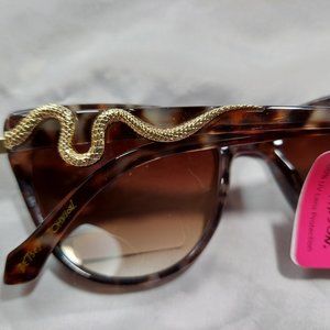 NWT Betsey Johnson Snake Cat Eye Sunglasses
